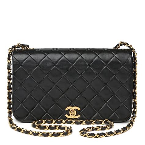 chanel classic small double flap bag|vintage Chanel full flap bag.